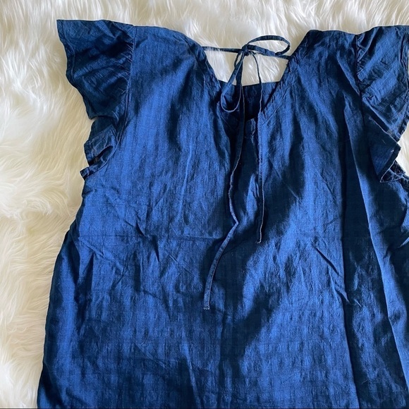 GAP Flutter Sleeve Blouse / cottage core - Picture 7 of 11